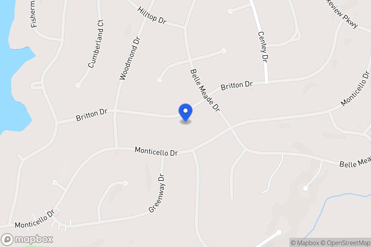 Map of 5388 Britton Dr