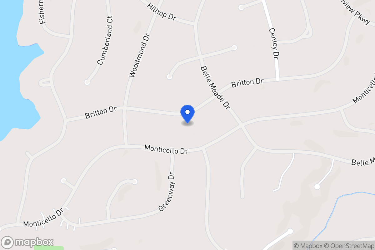 Map of 5389 Britton Dr