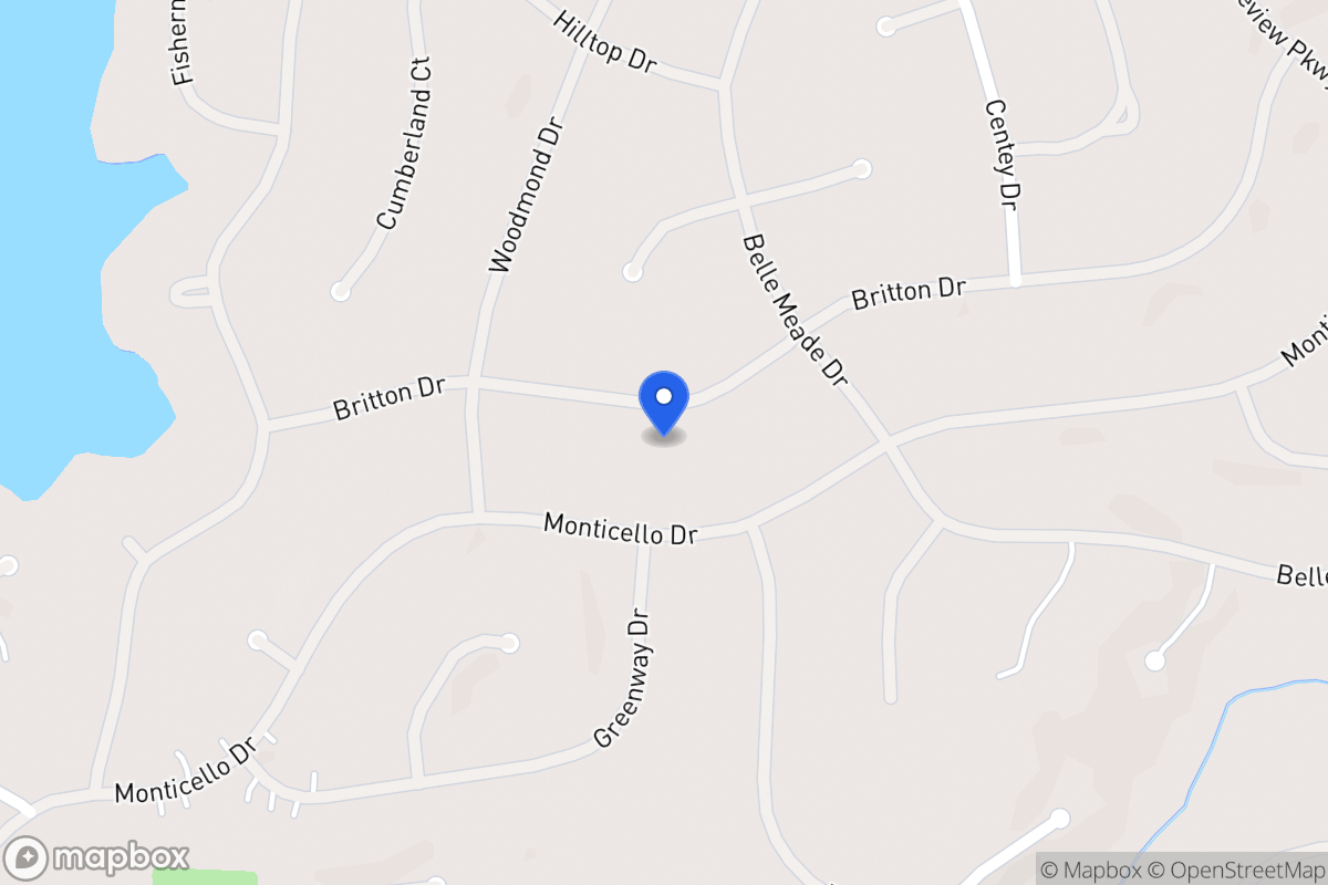 Map of 5390 Britton Dr