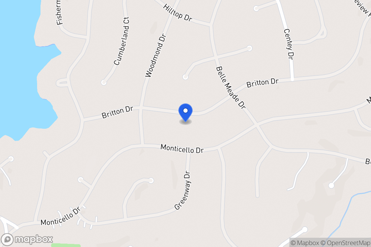 Map of 5391 Britton Dr