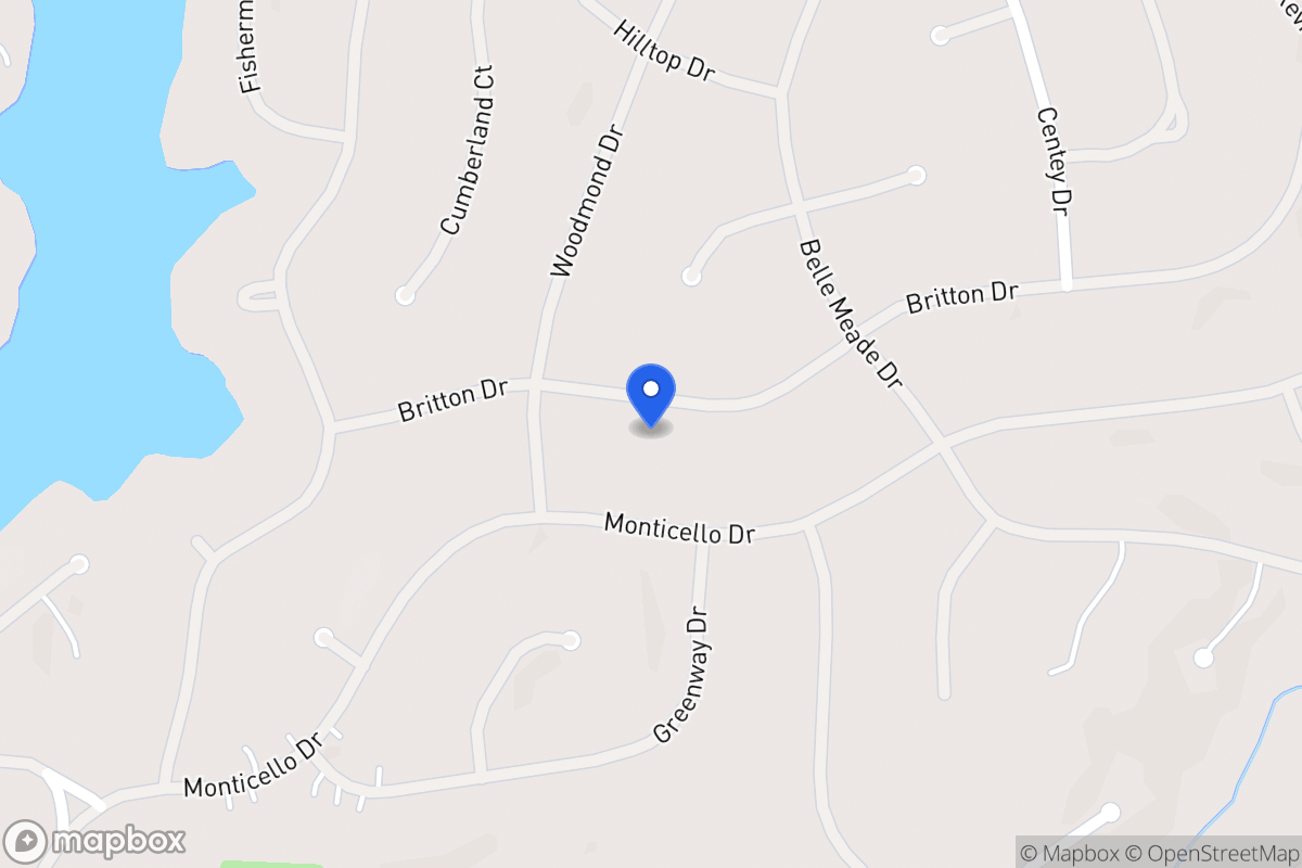Map of 5392 Britton Dr