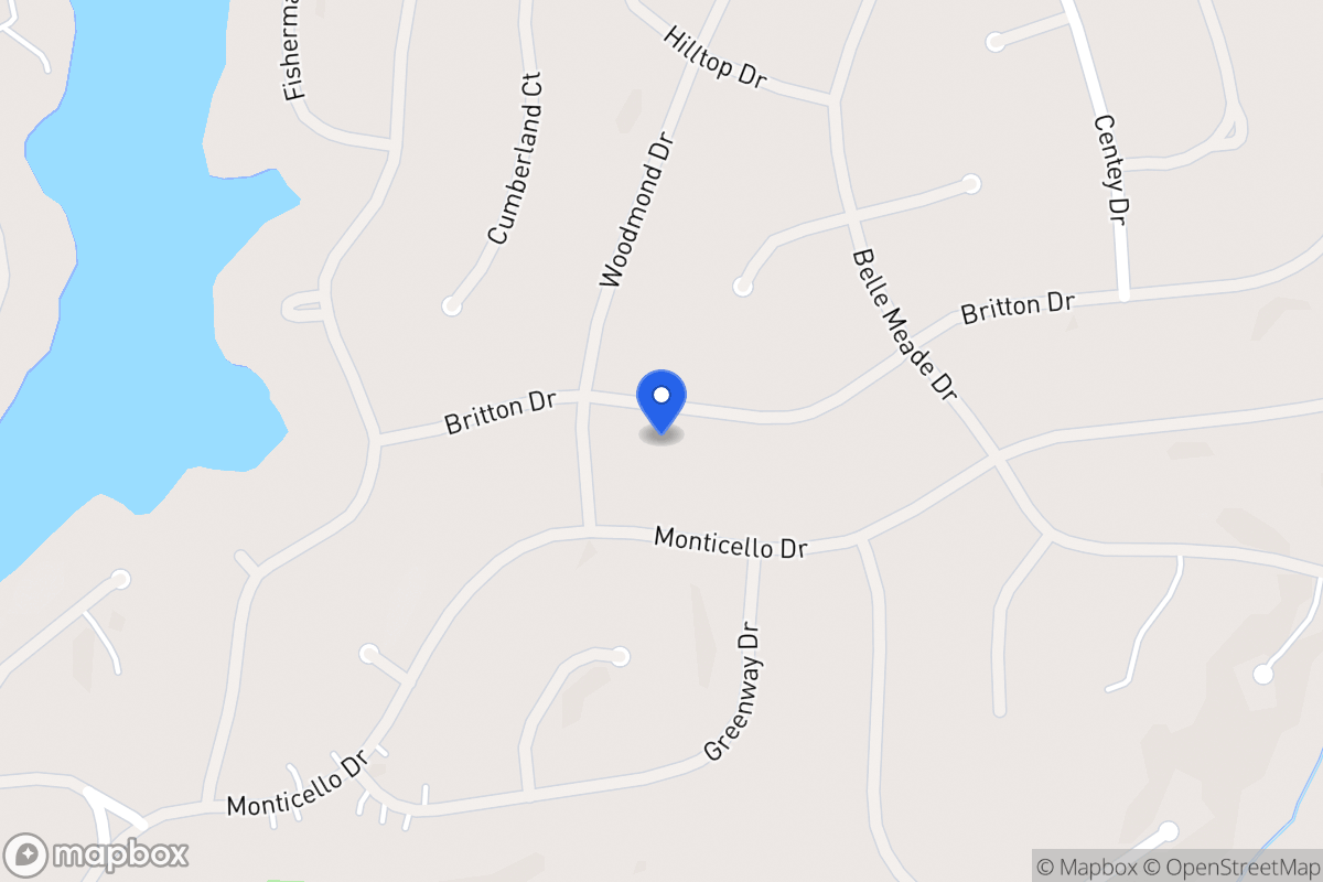 Map of 5394 Britton Dr