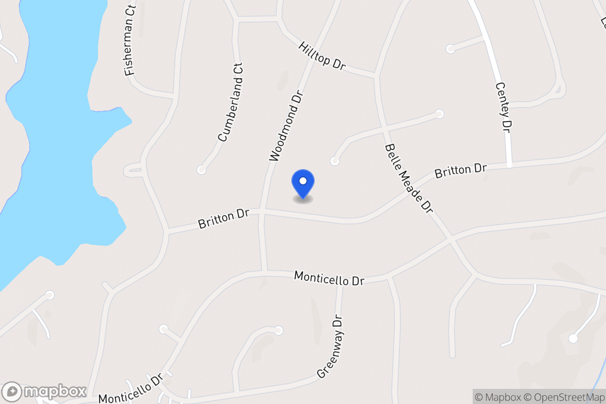 Map of 5395 Britton Dr