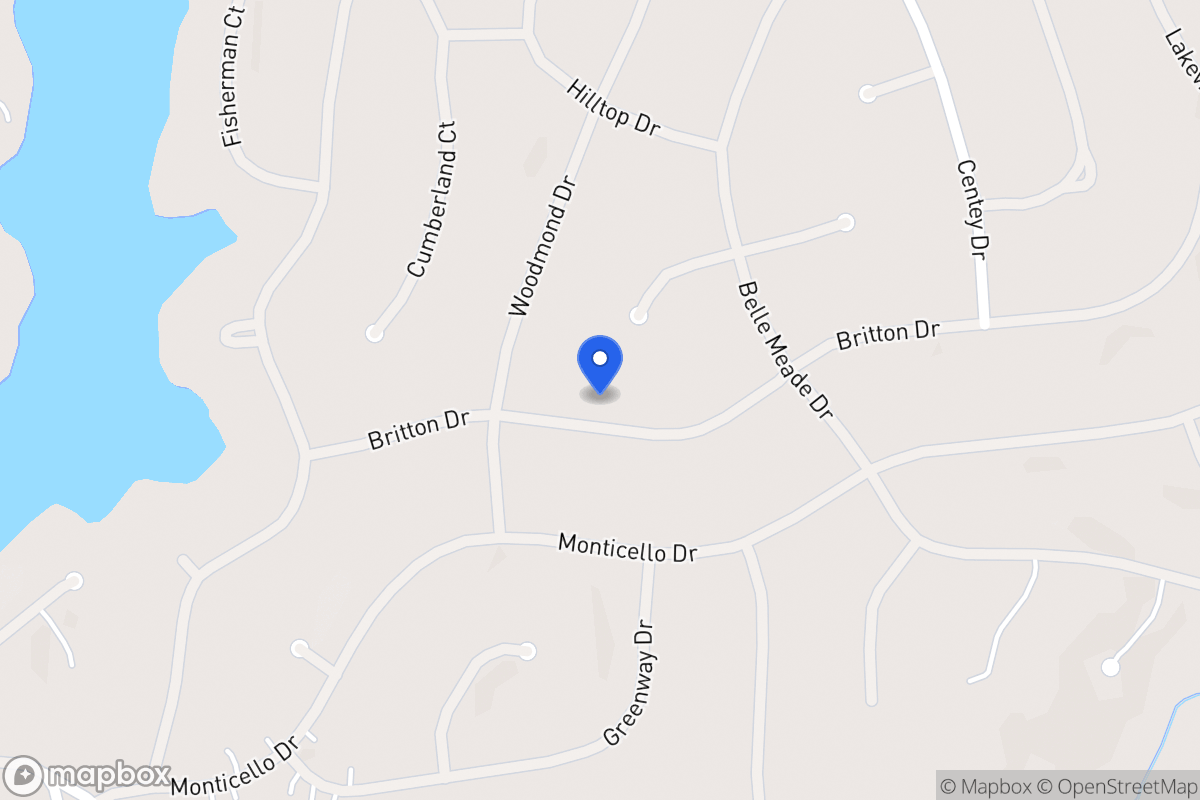Map of 5396 Britton Dr