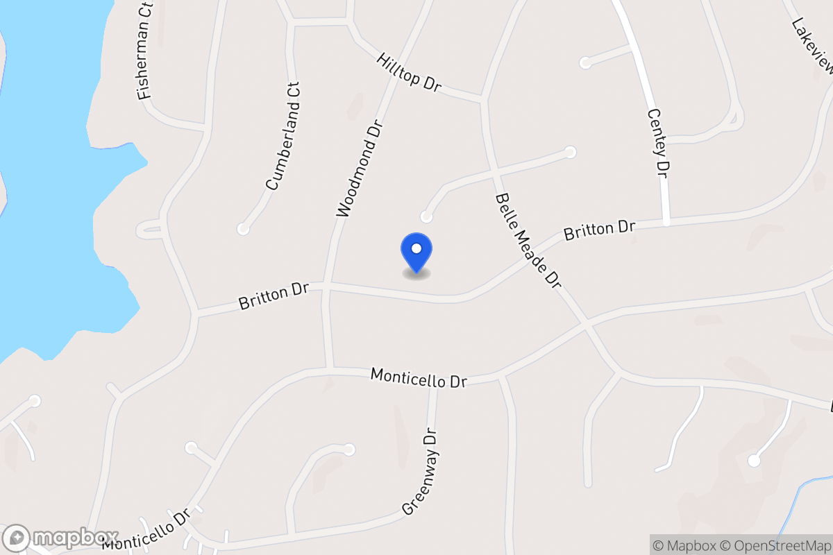 Map of 5397 Britton Dr
