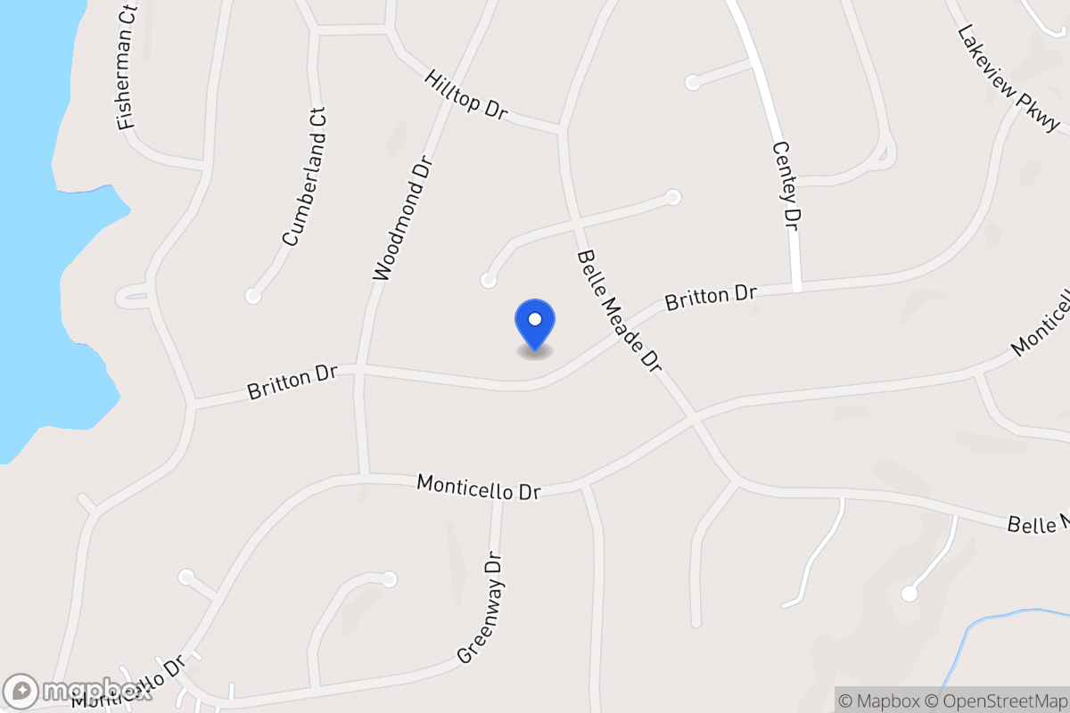Map of 5400 Britton Dr