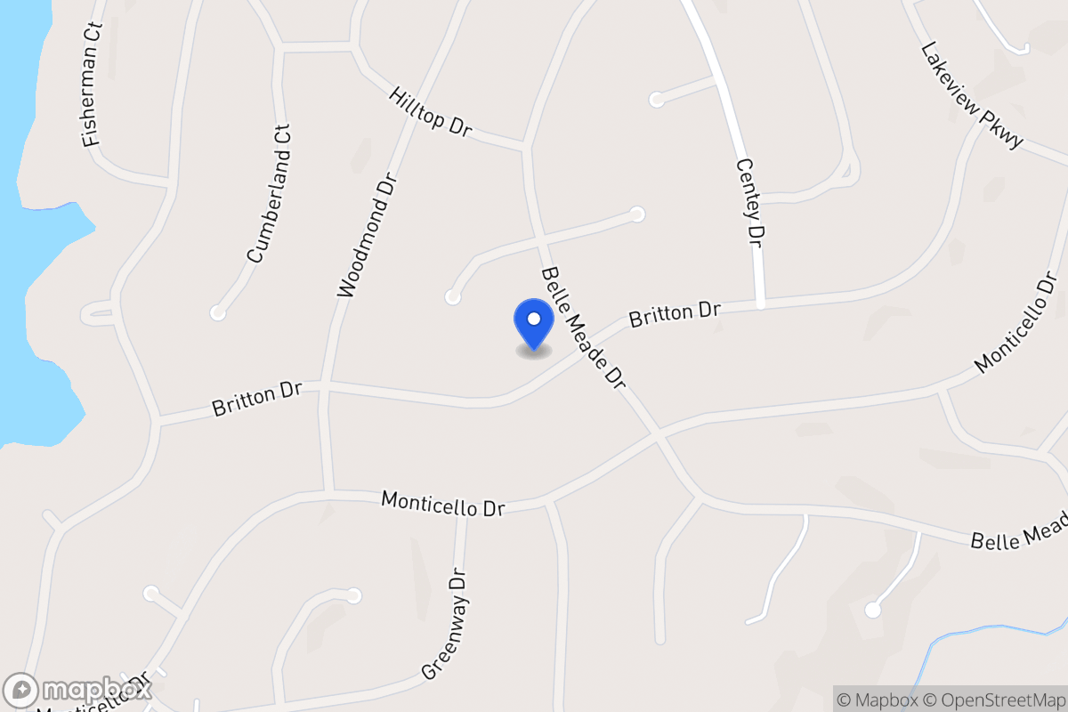 Map of 5402 Britton Dr