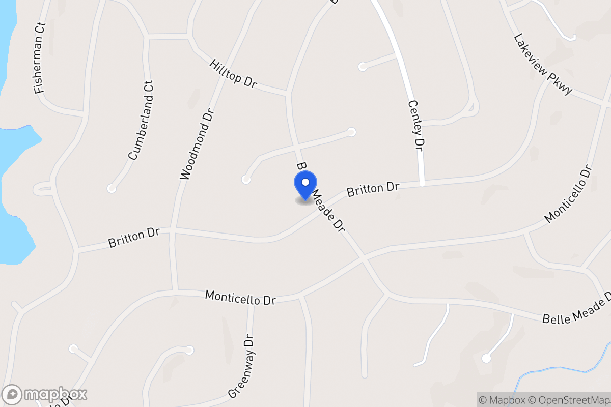 Map of 5403 Britton Dr