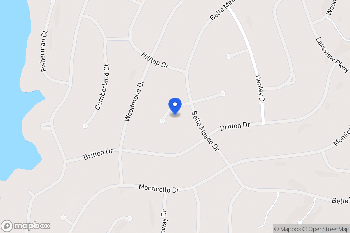 Map of 5406 W Stoneway Ct