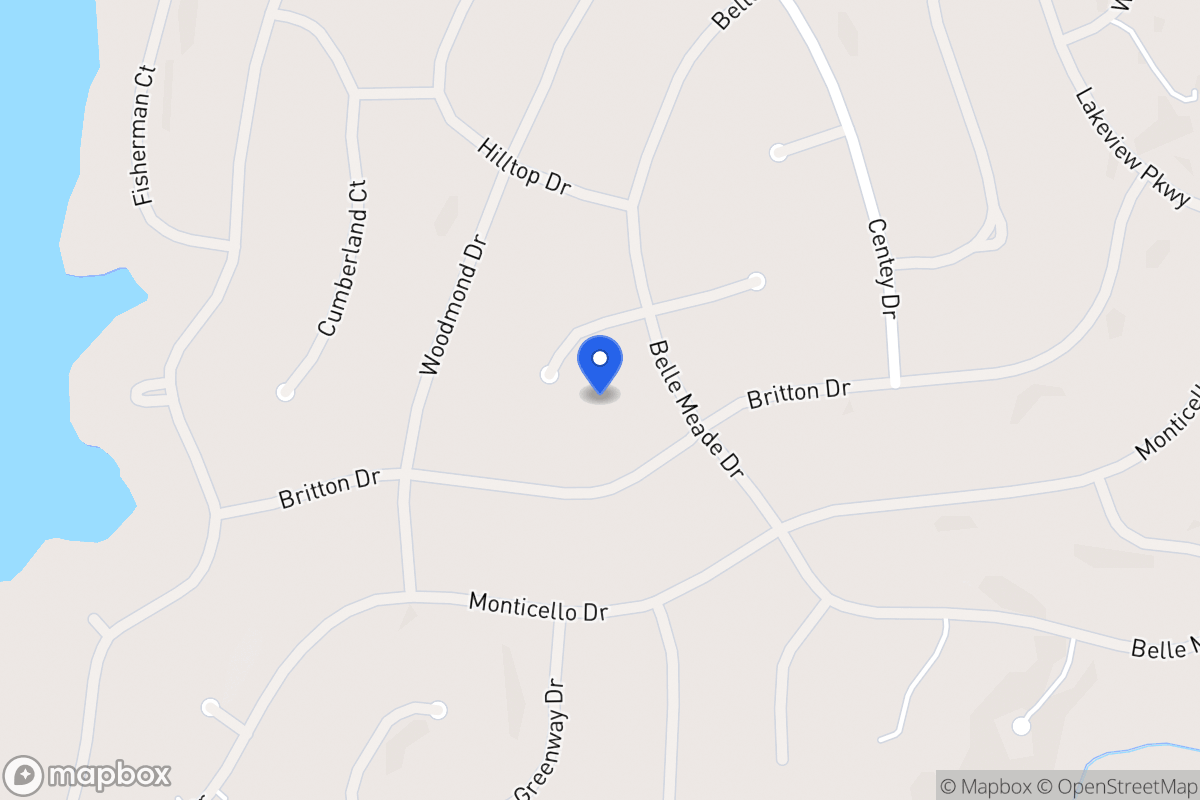 Map of 5407 W Stoneway Ct