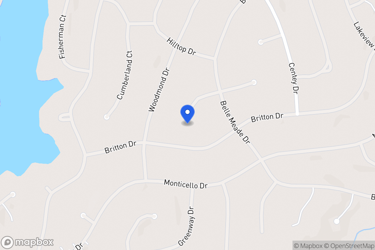 Map of 5409 W Stoneway Ct