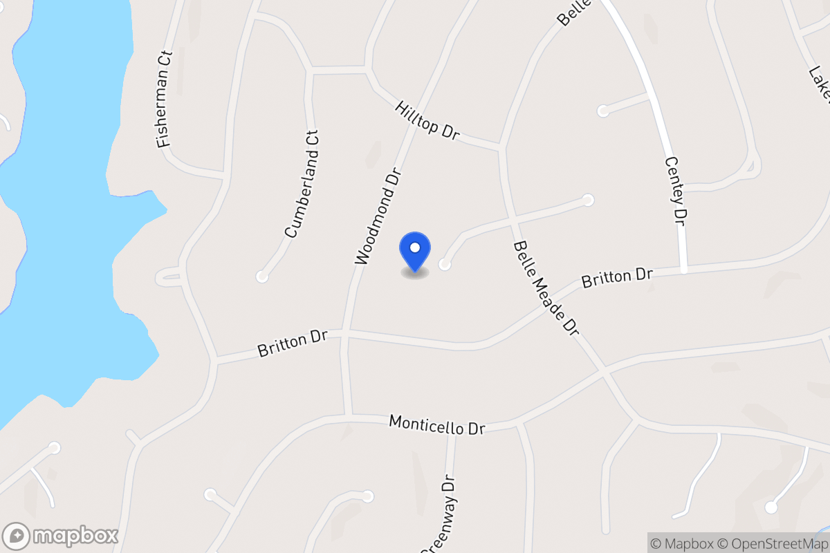 Map of 5410 W Stoneway Ct