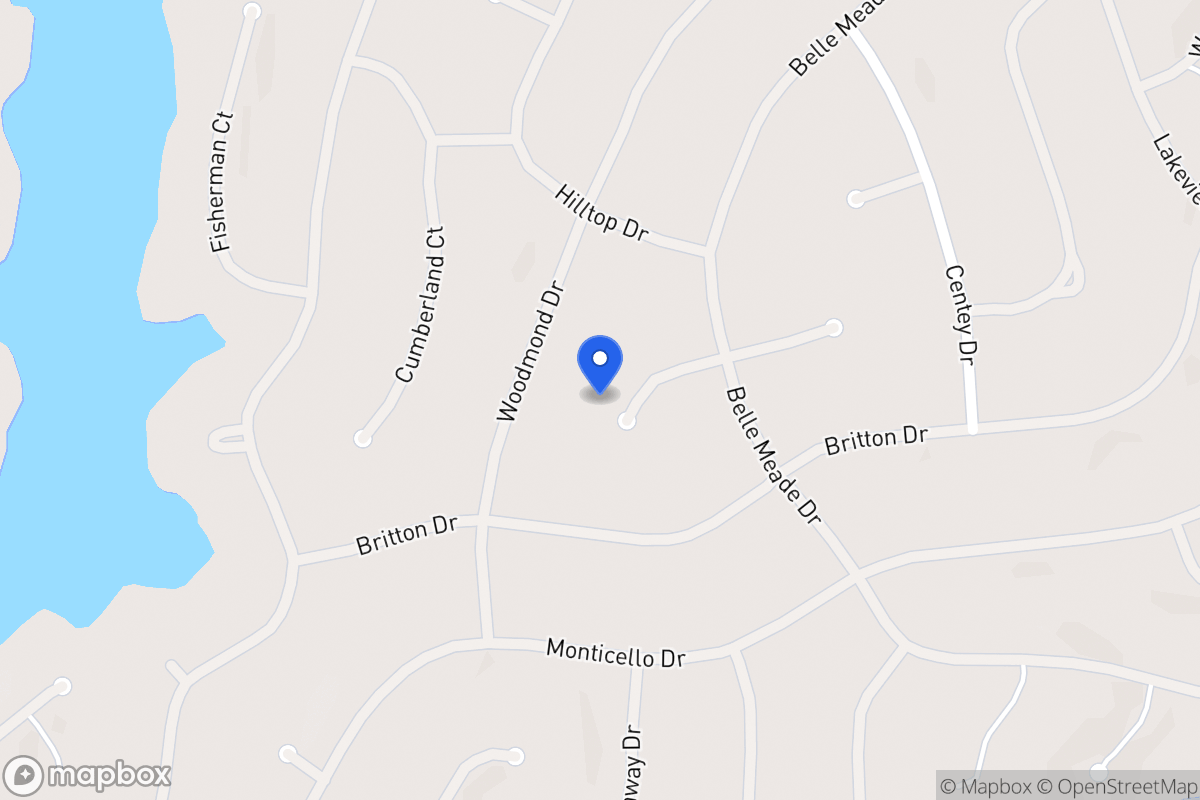 Map of 5411 W Stoneway Ct