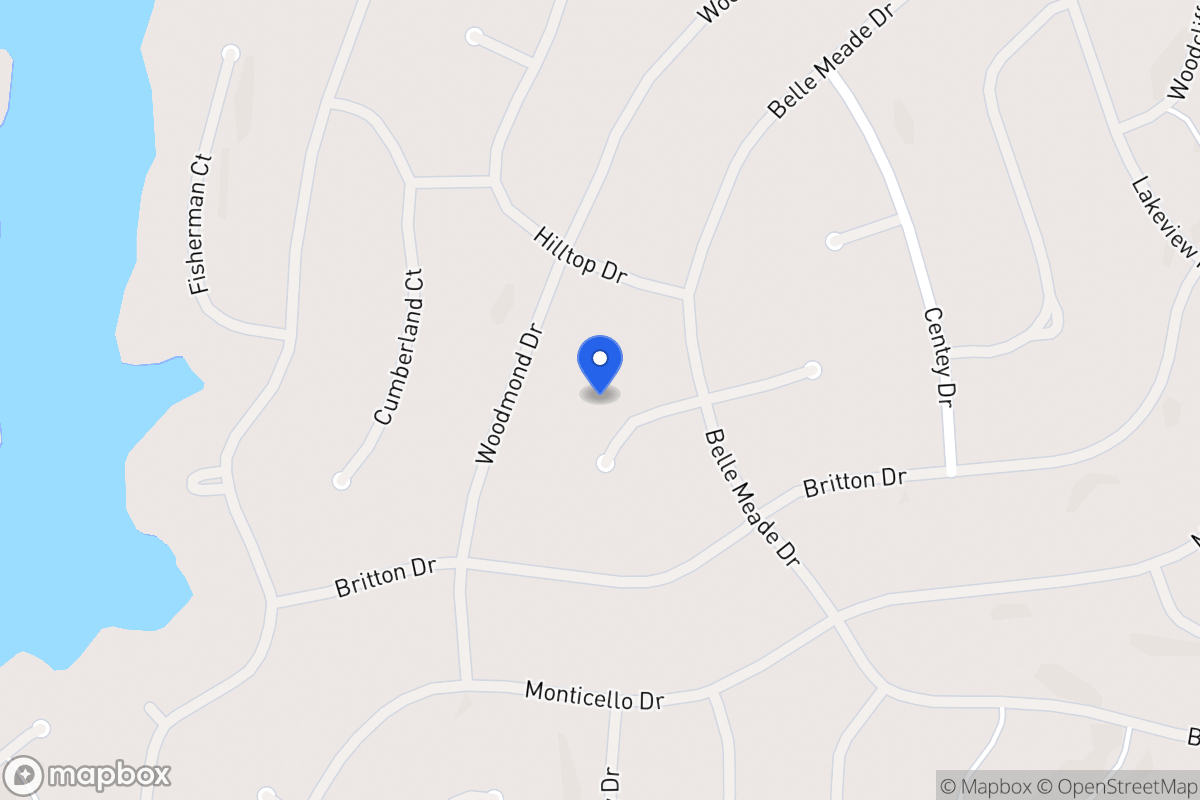 Map of 5412 W Stoneway Ct