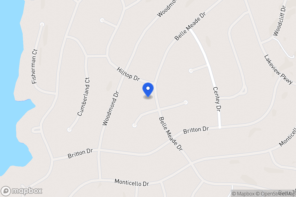 Map of 5416 Belle Meade Dr