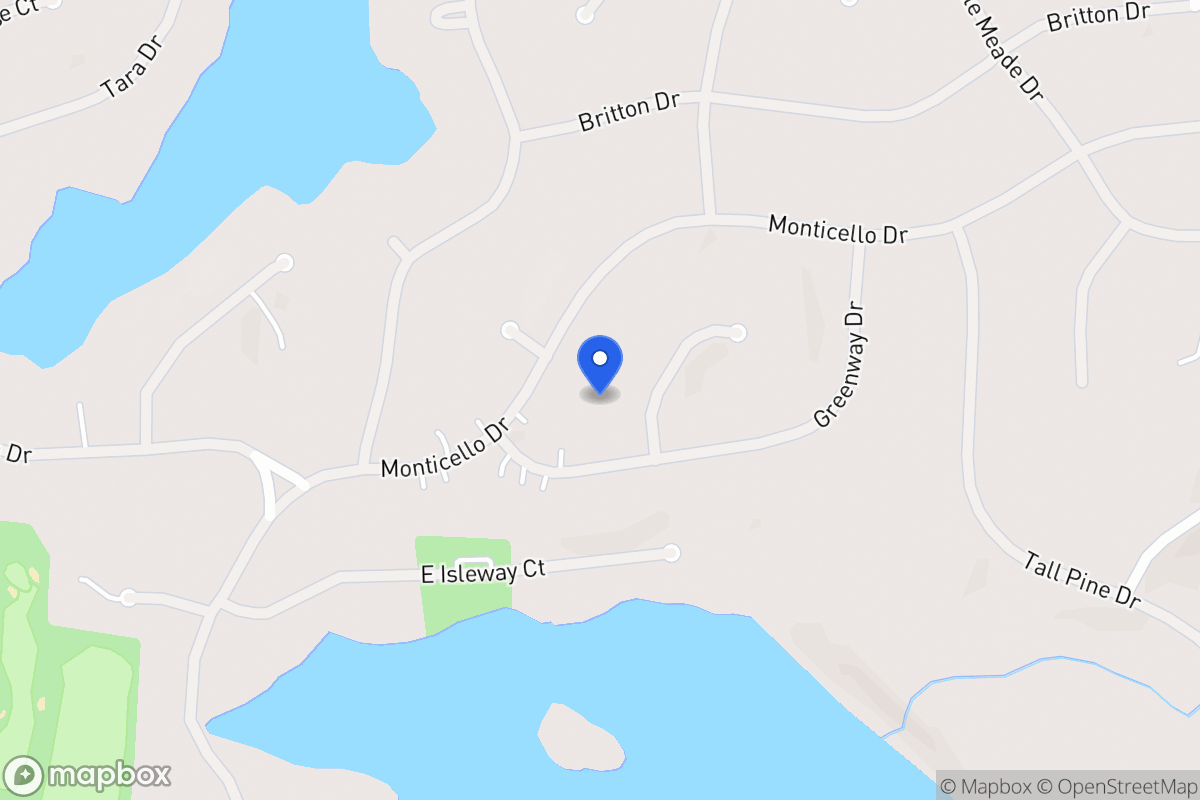 Map of 5417 Hilltop Dr