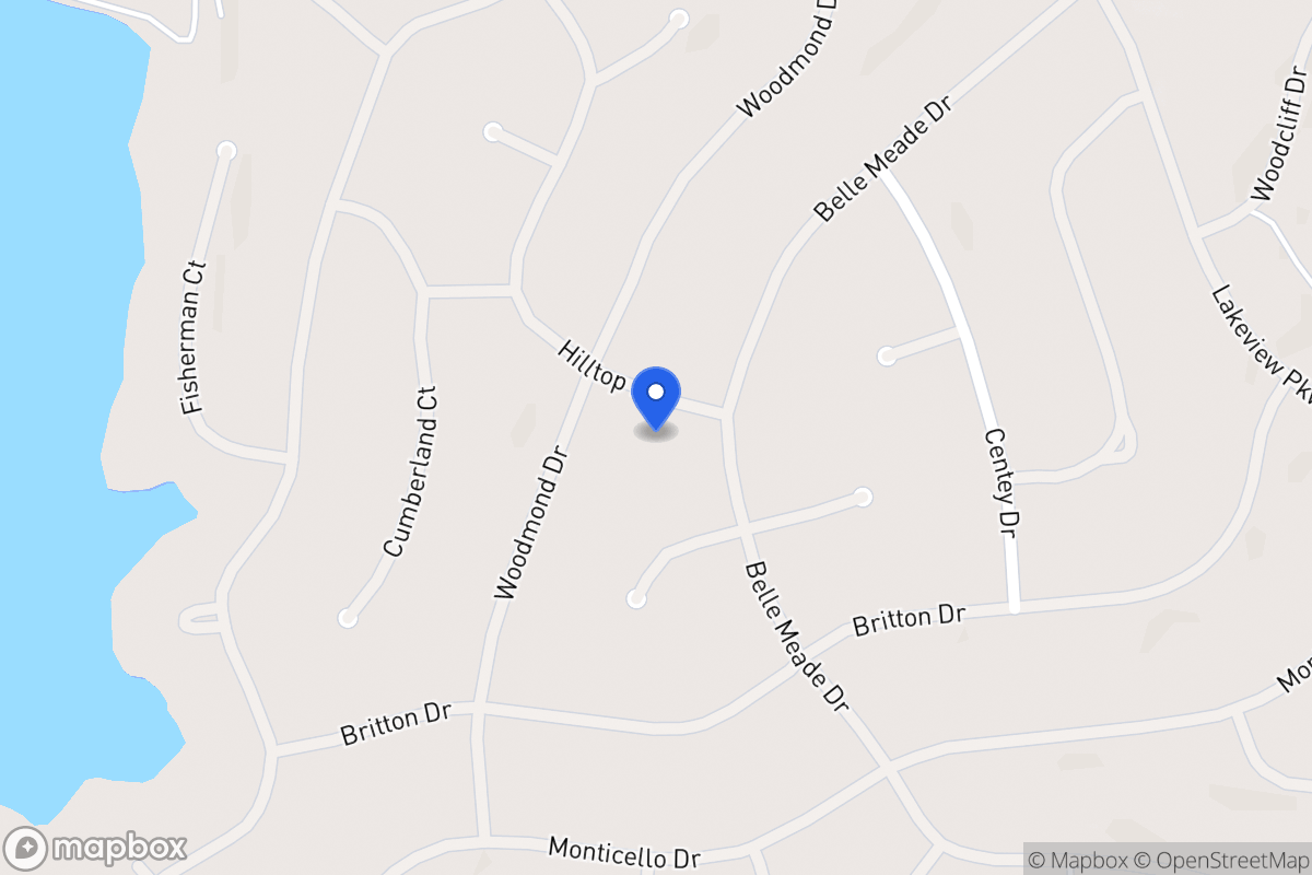 Map of 5418 Woodmond Dr