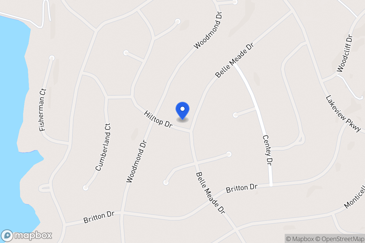 Map of 5419 Belle Meade Dr
