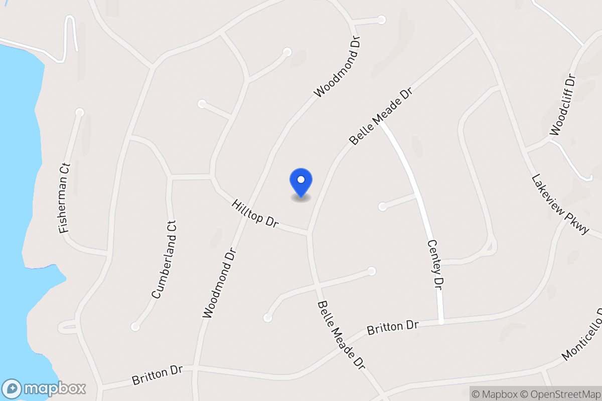 Map of 5420 Belle Meade Ct