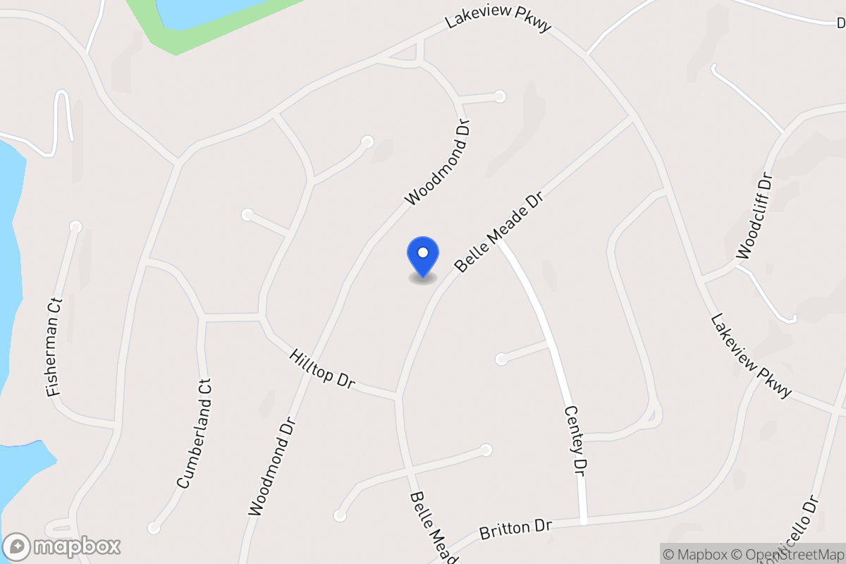 Map of 5424 Belle Meade Dr