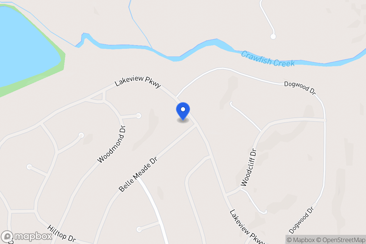 Map of 5437 Belle Meade Dr