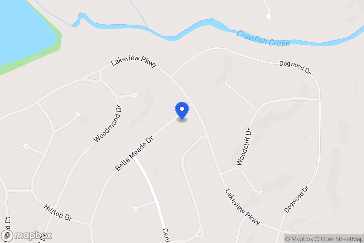 Map of 5440 Belle Meade Dr