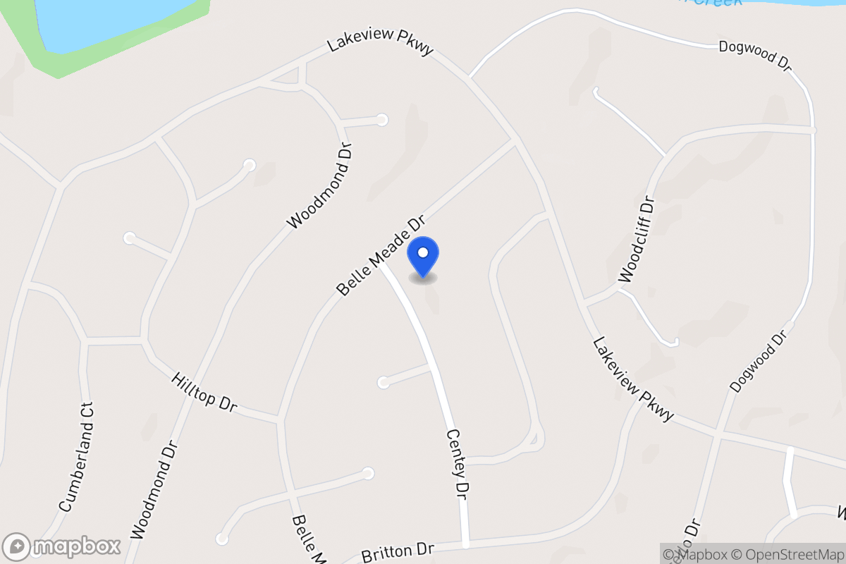 Map of 5448 Centry Dr