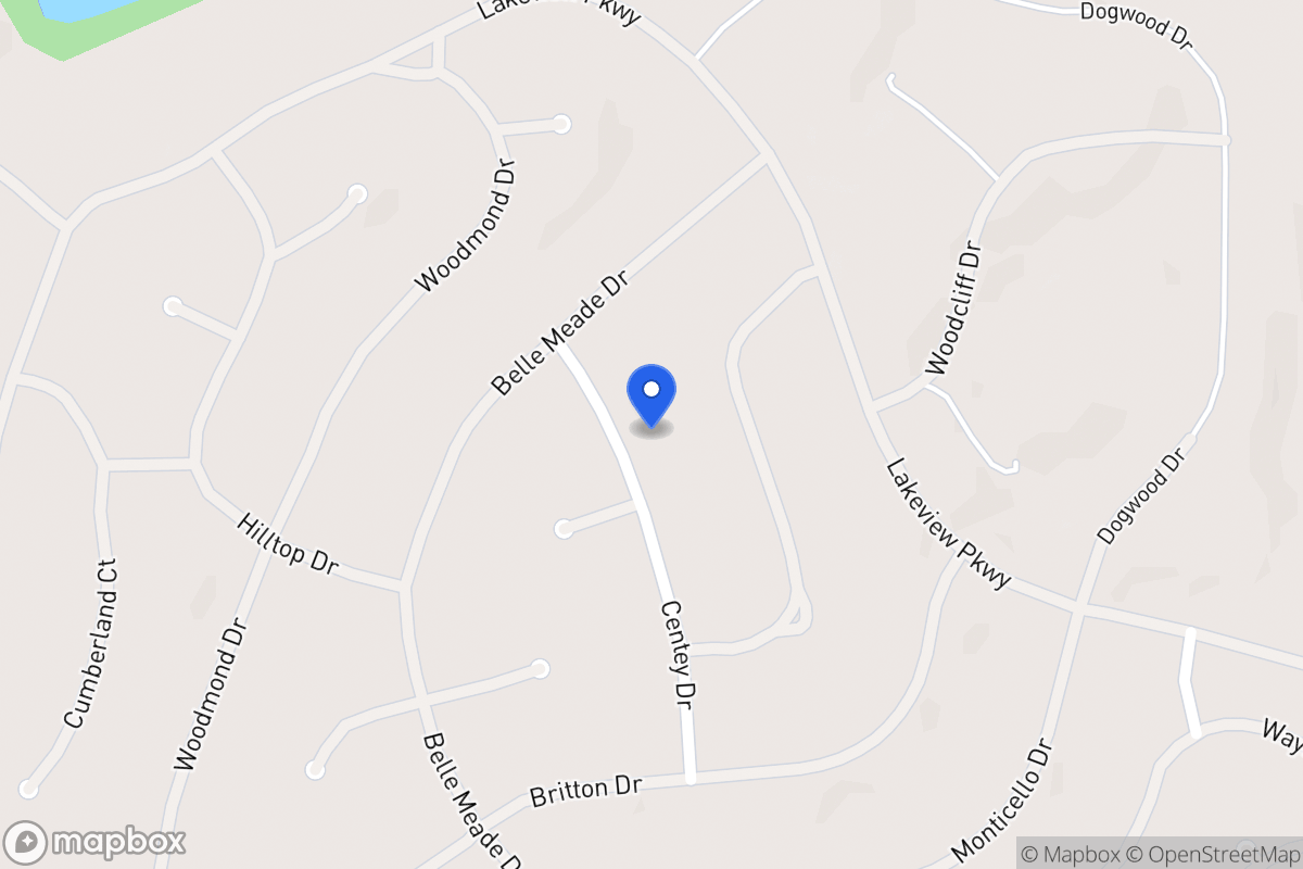 Map of 5450 Centry Dr