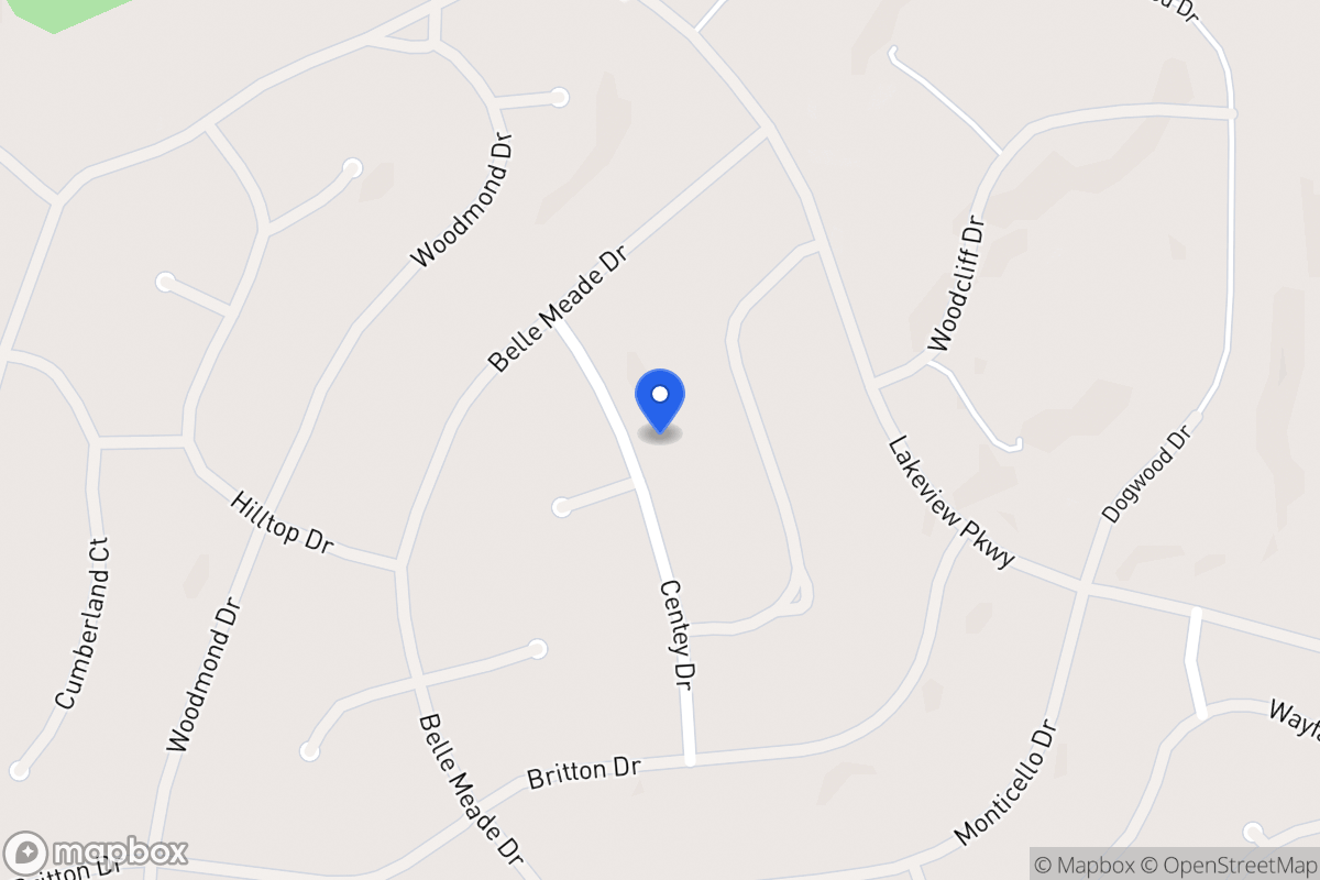 Map of 5451 Centry Dr
