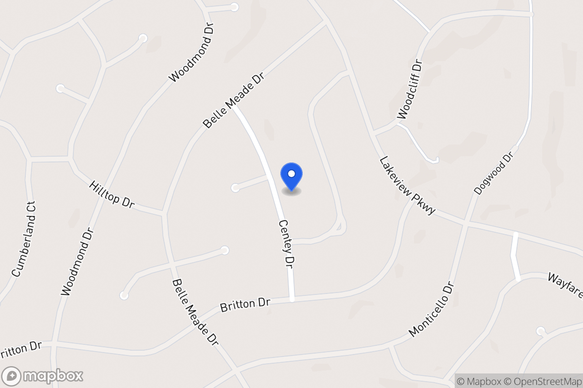 Map of 5454 Centry Dr