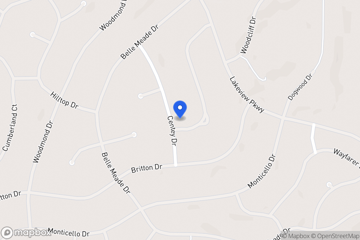 Map of 5456 Centry Dr