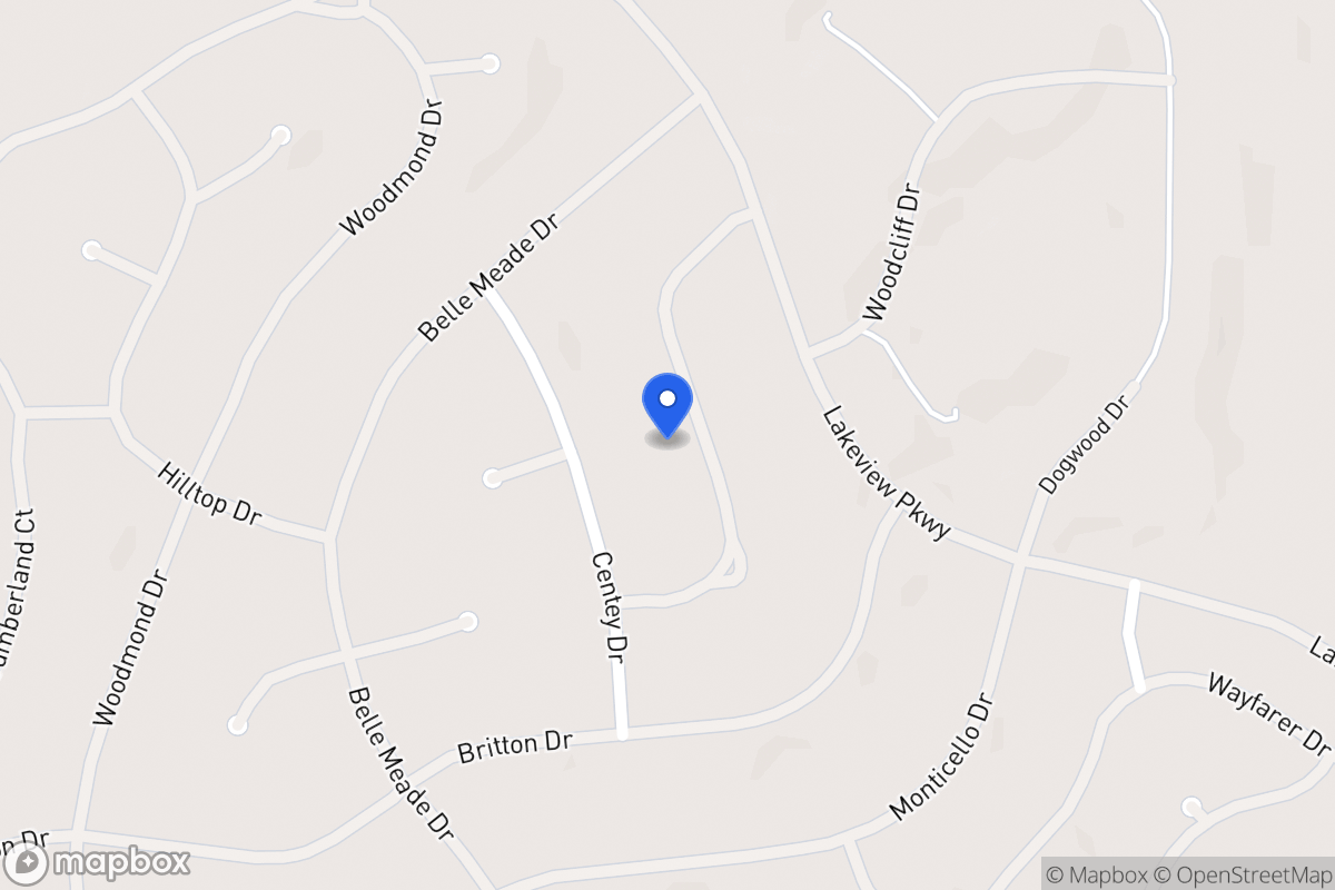 Map of 5461 Southern Dr