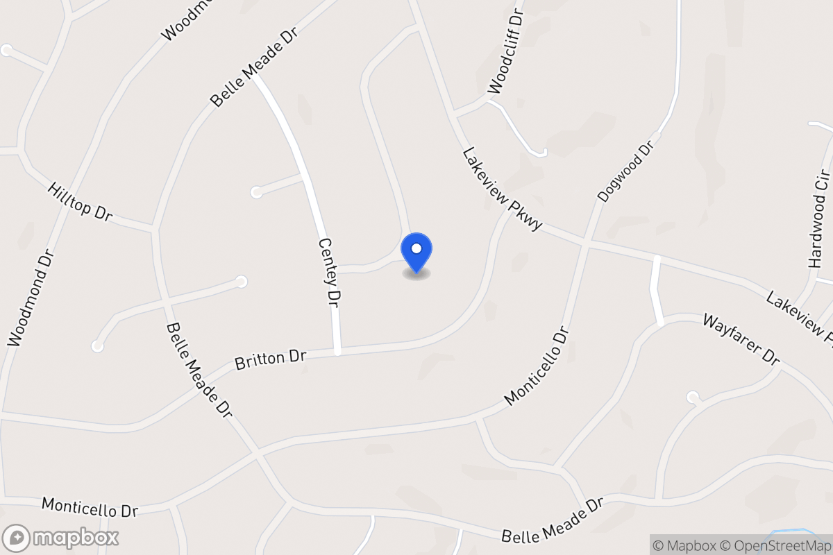 Map of 5483 Southern Dr