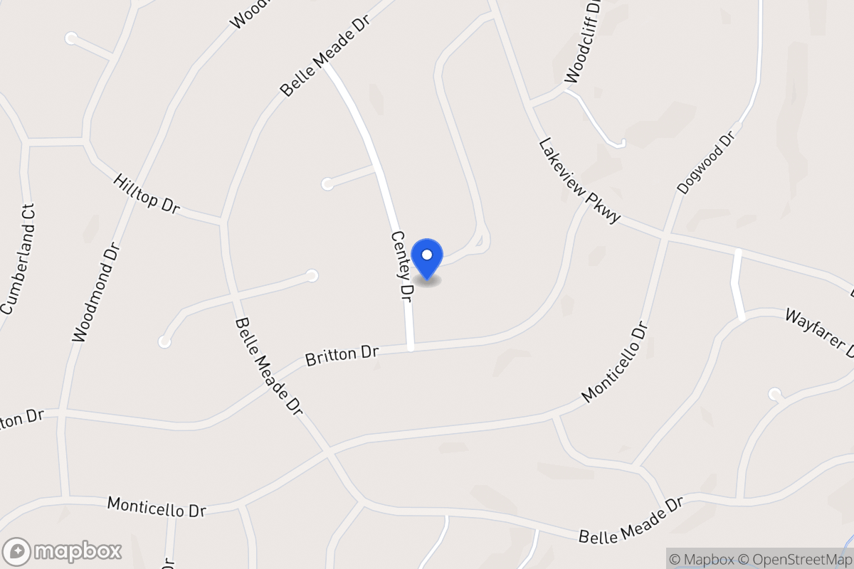 Map of 5486 Centry Dr