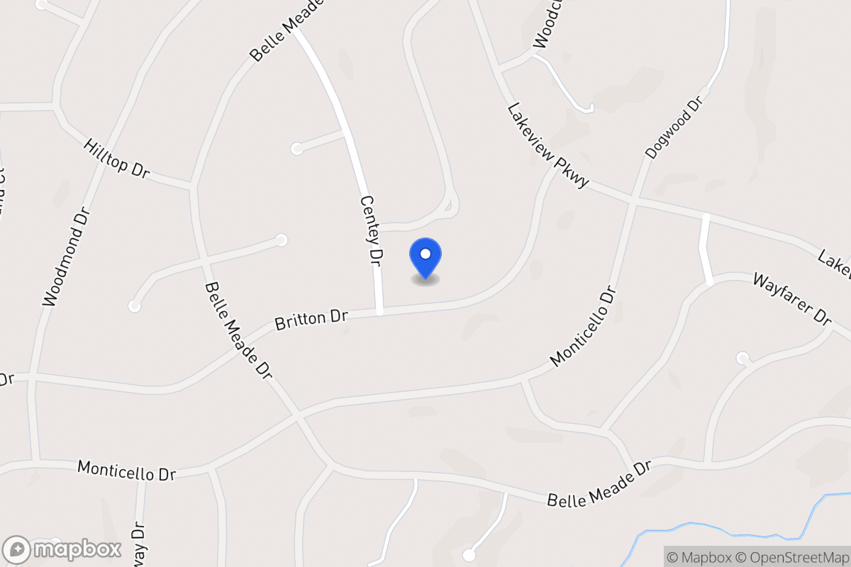 Map of 5488 Britton Dr