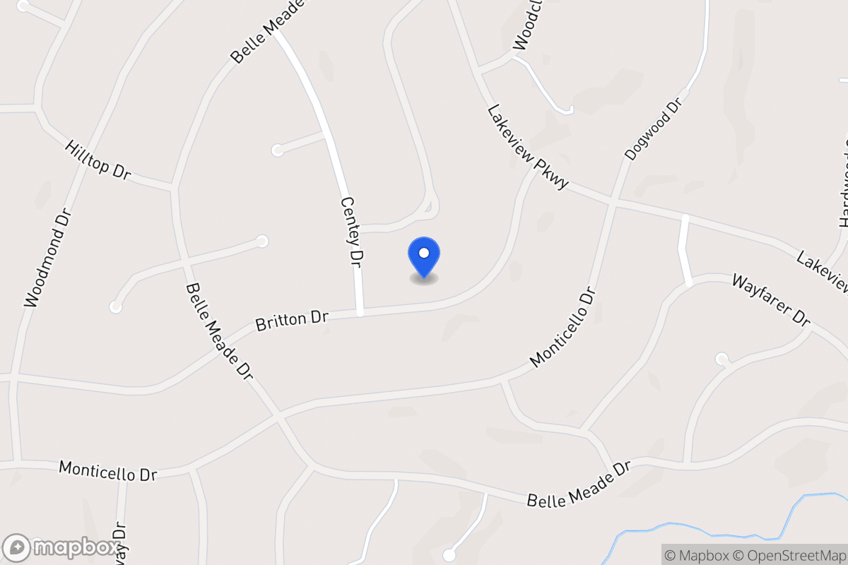 Map of 5489 Britton Dr
