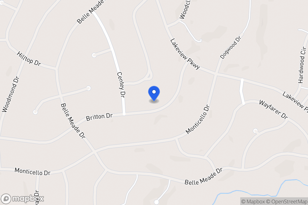 Map of 5490 Britton Dr