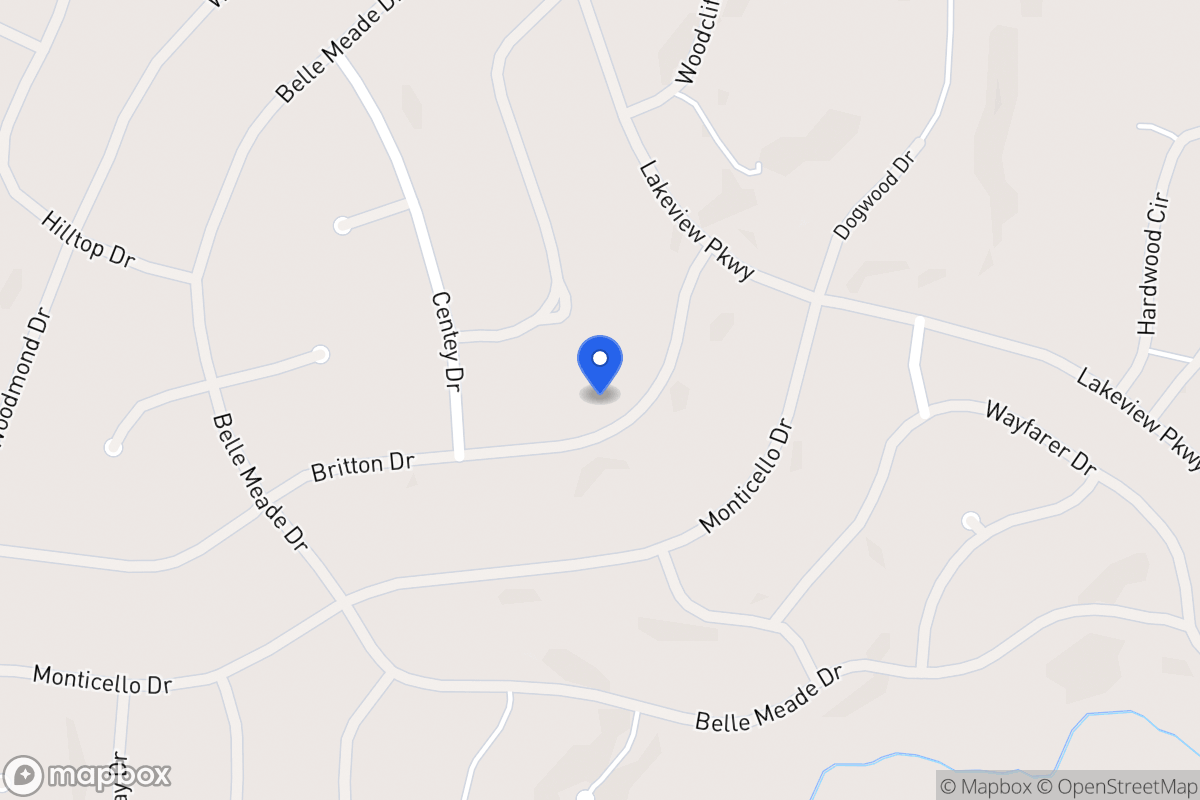 Map of 5491 Britton Dr