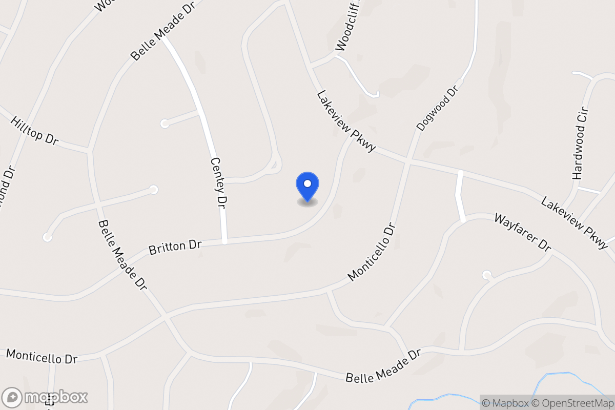 Map of 5492 Britton Dr