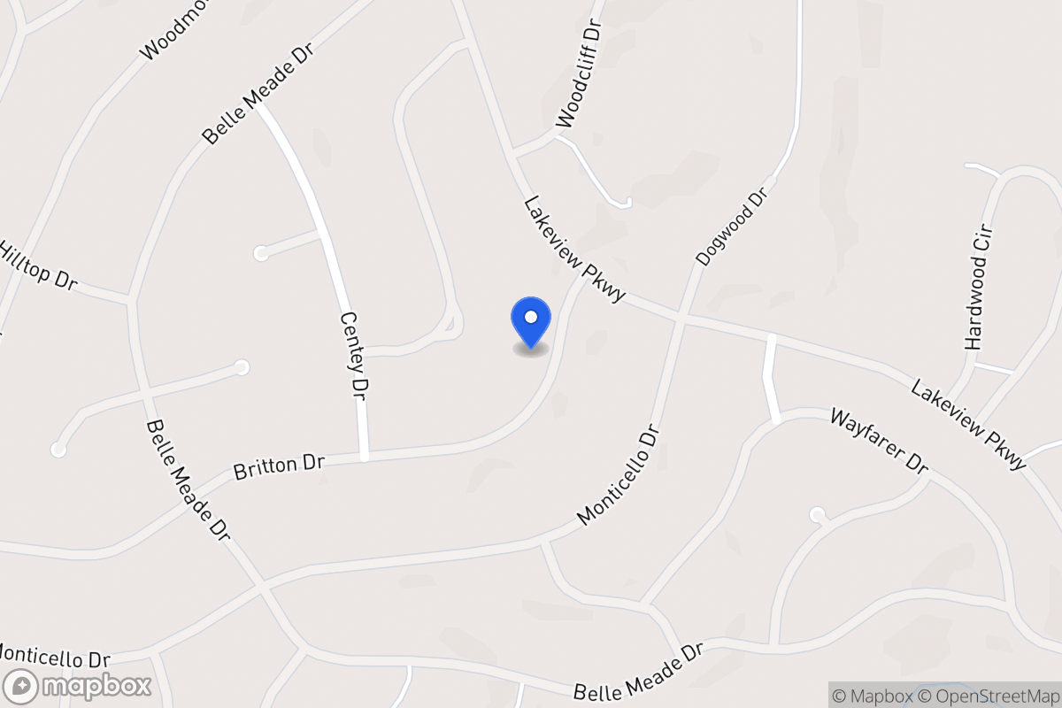 Map of 5494 Britton Dr