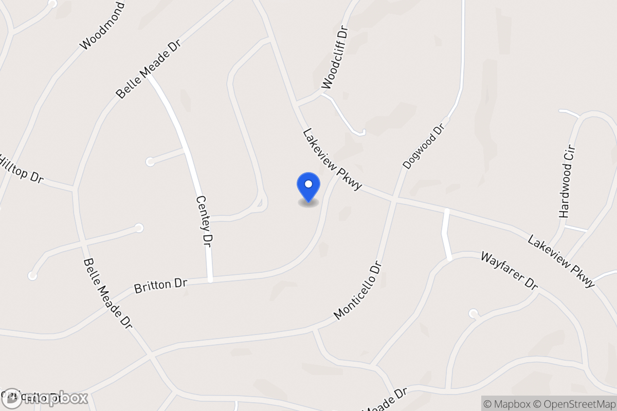 Map of 5495 Britton Dr