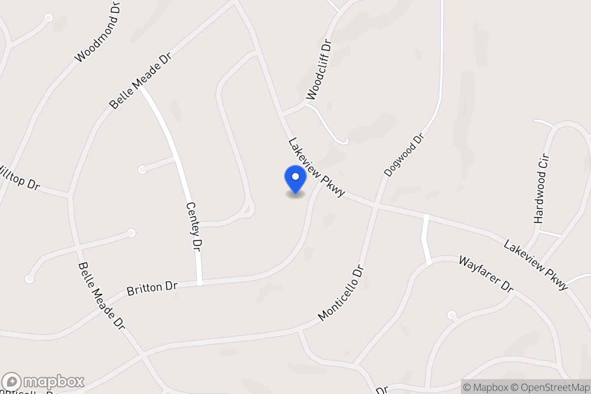 Map of 5496 Britton Dr