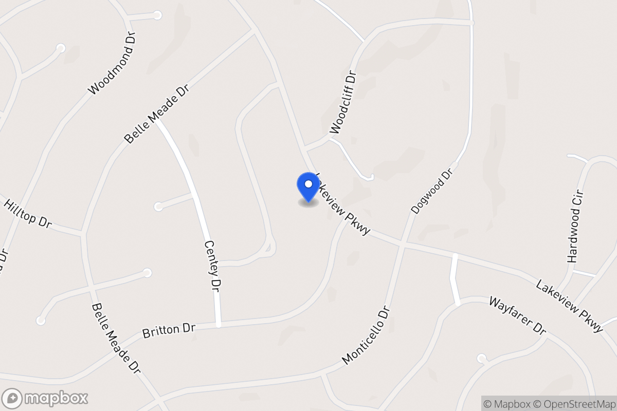 Map of 5498 Lakeview Pkwy