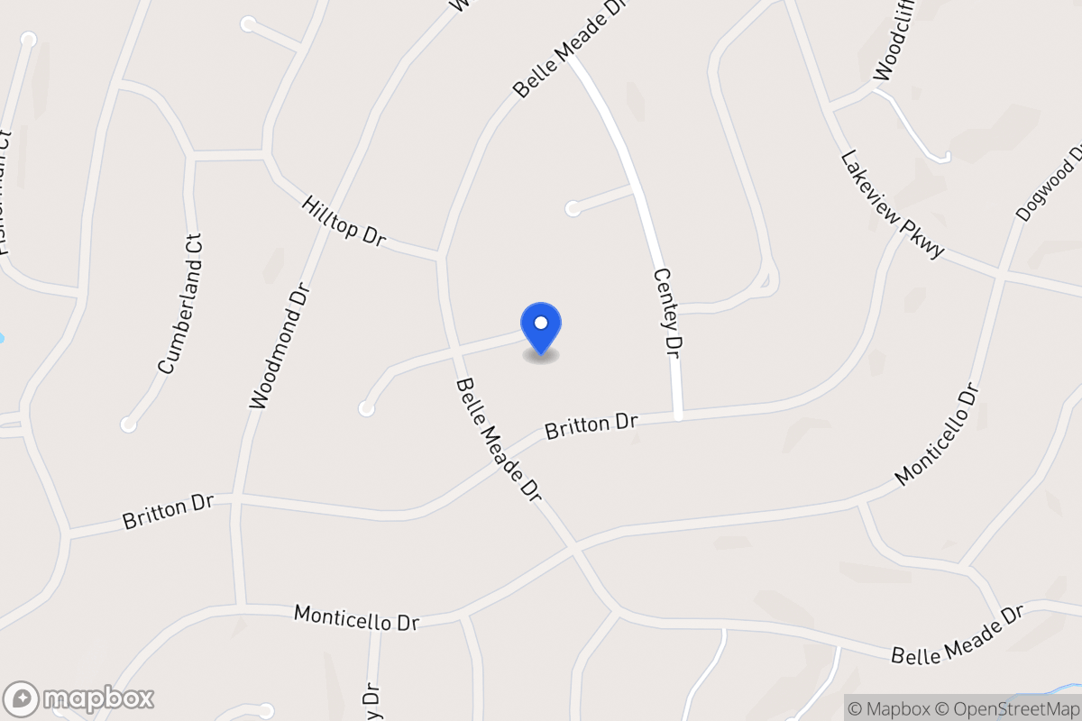 Map of 5507 E Stoneway Ct