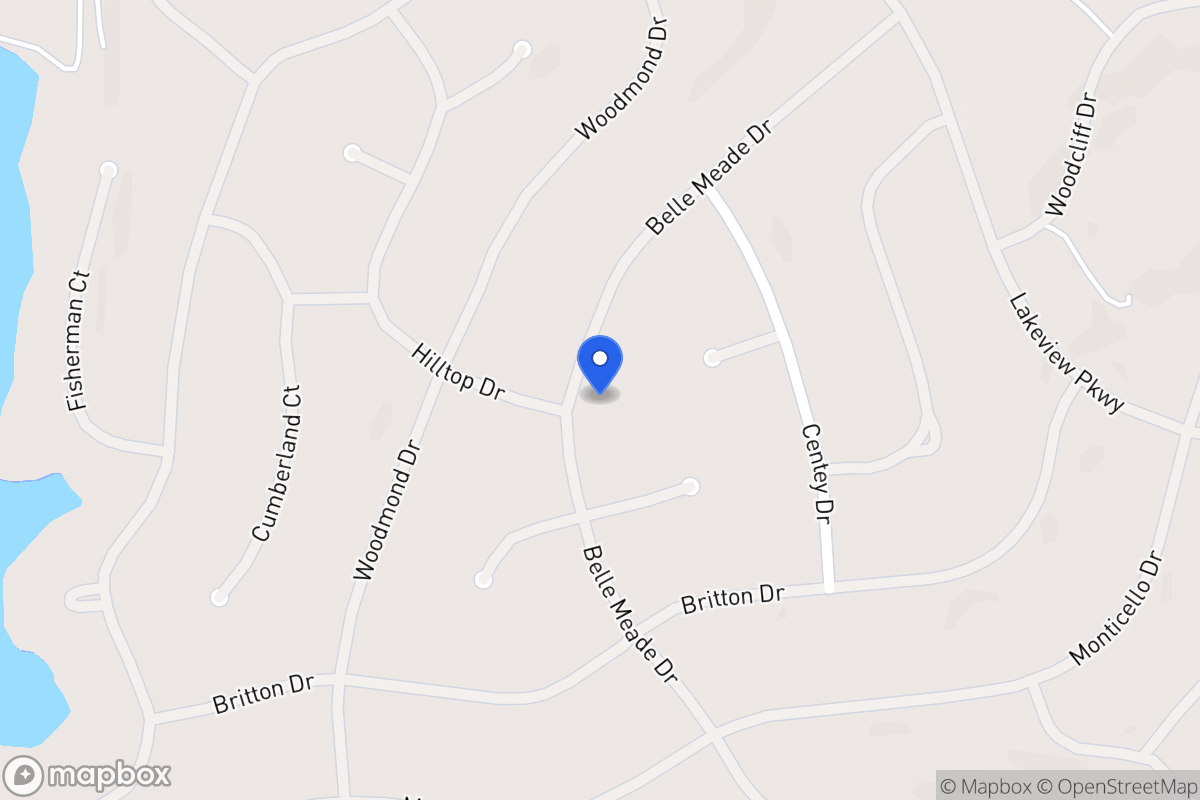 Map of 5518 Belle Meade Dr