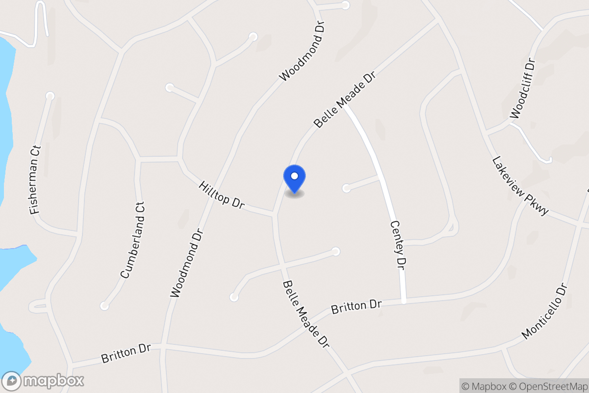 Map of 5519 Belle Meade Dr