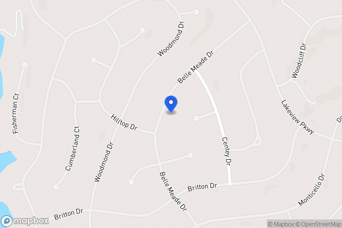 Map of 5520 Belle Meade Dr