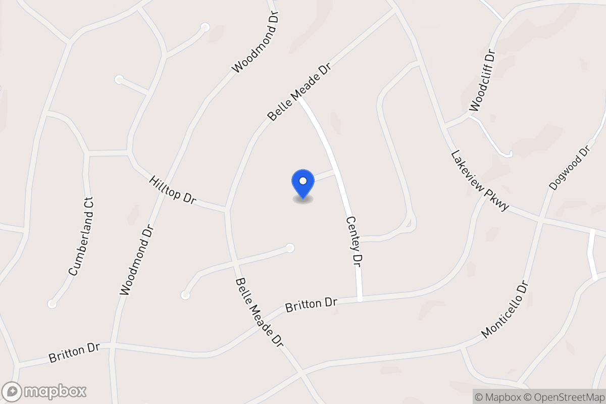 Map of 5532 Belmont Ct