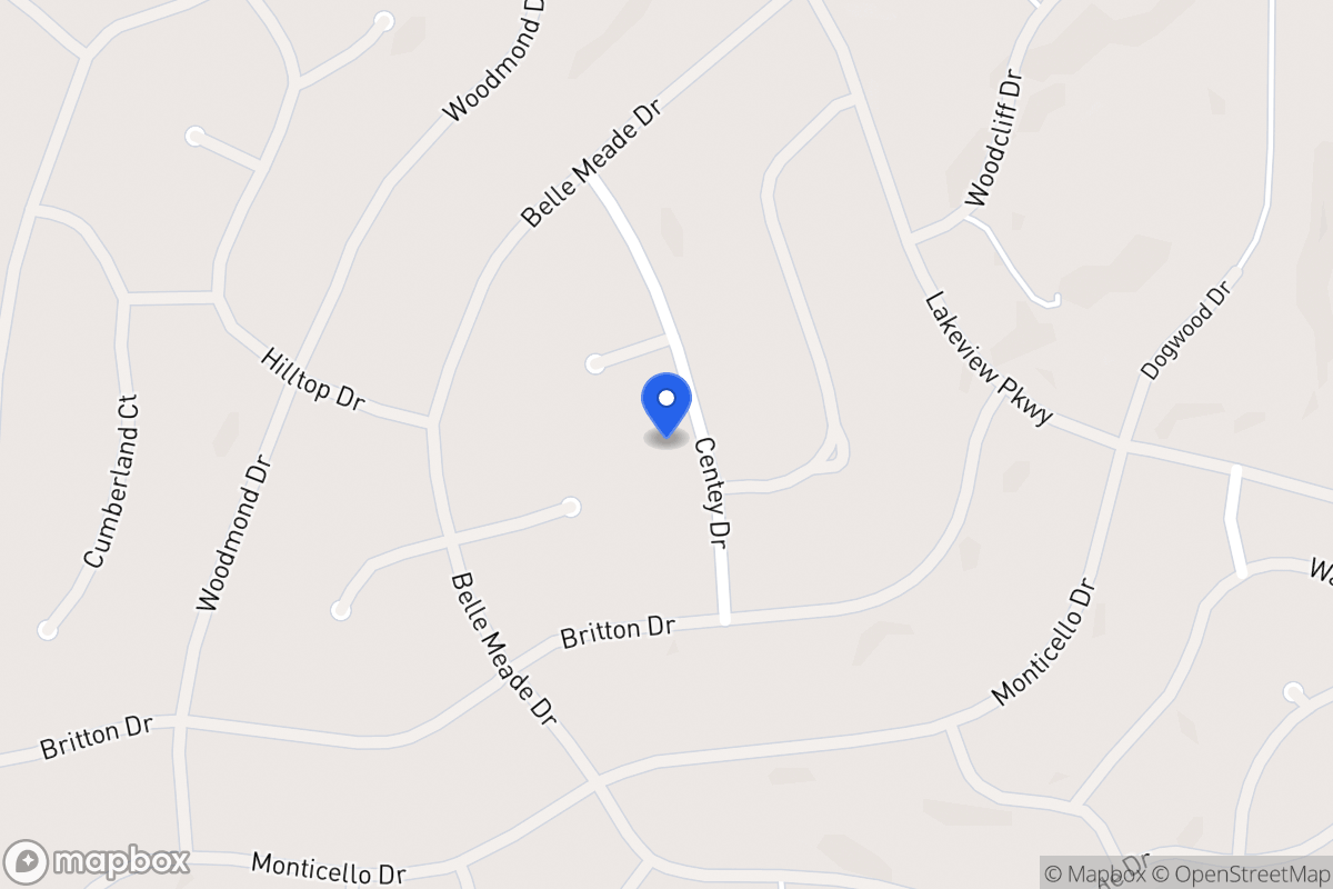 Map of 5536 Centry Dr