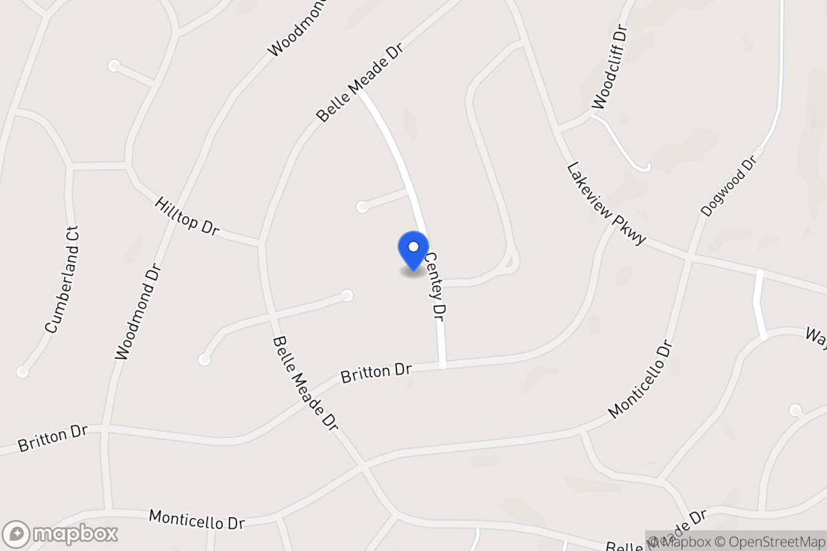 Map of 5537 Centry Dr